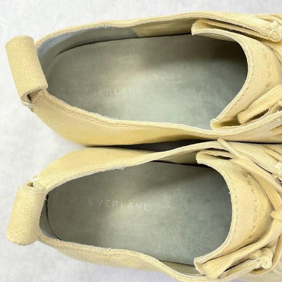 Everlane Shoes Mens Size 12.5 Beige The Desert Shoe Suede Leather Lace Up Loafer